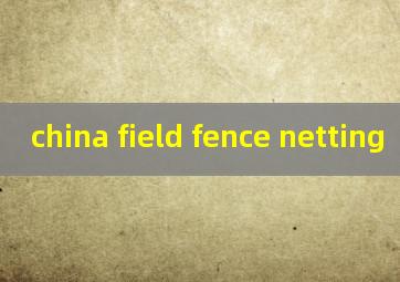china field fence netting